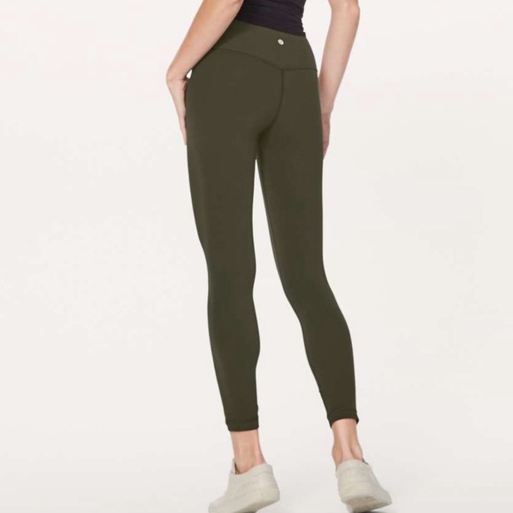 LULULEMON Align Olive Green 26 inch Leggings - Picture 2 of 7